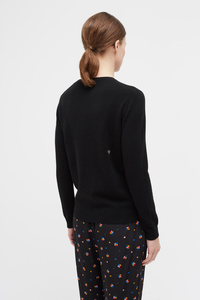 Black Wonder Cashmere Sweater image 5