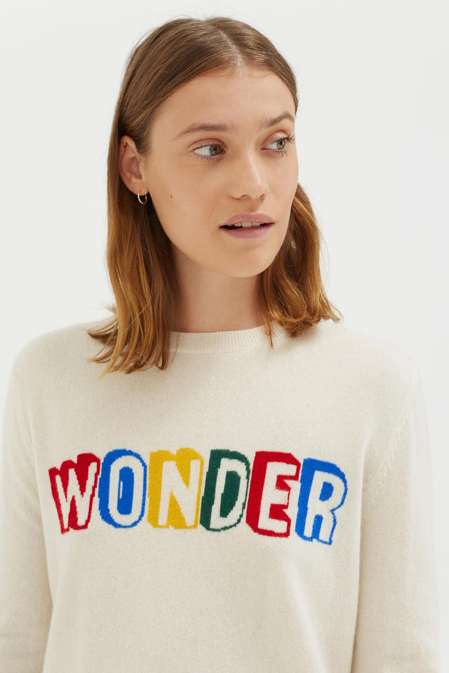 Cream Wonder Cashmere Sweater image 5
