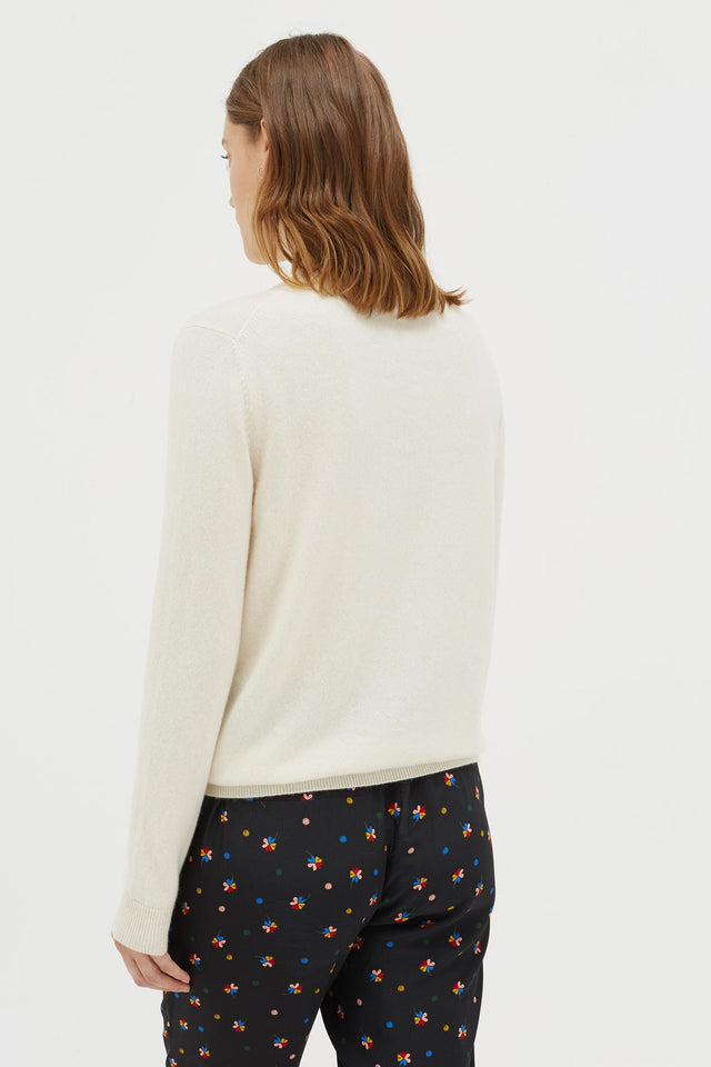 Cream Wonder Cashmere Sweater image 4