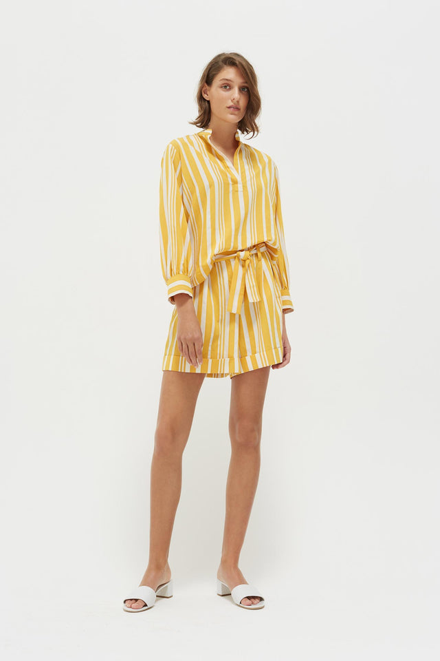 Yellow Striped Parasol Blouse image 4