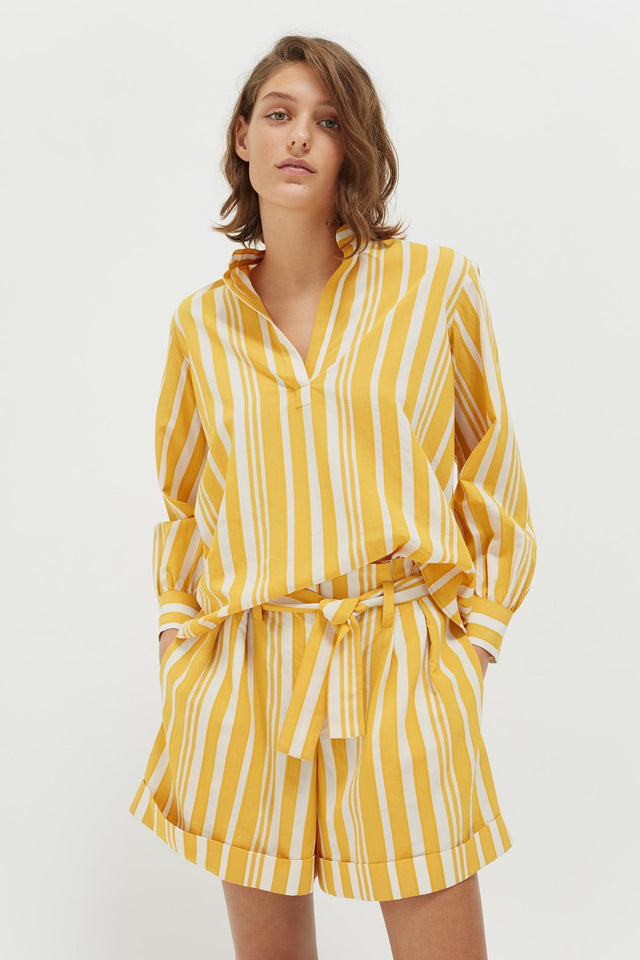 Yellow Striped Parasol Blouse image 3