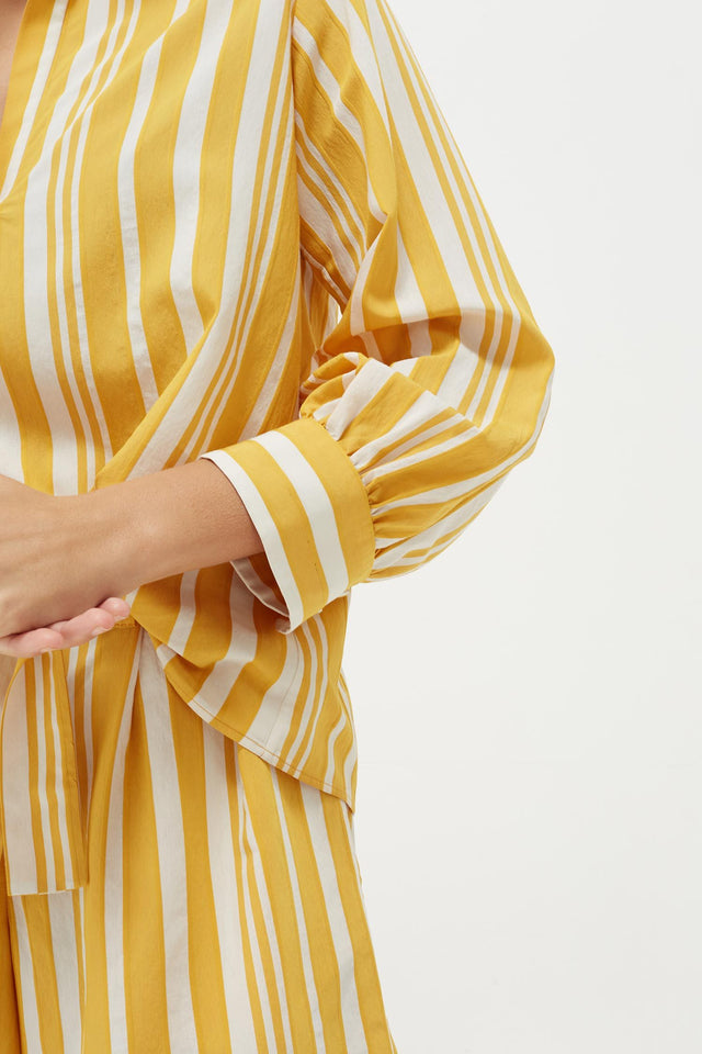 Yellow Striped Parasol Blouse image 5